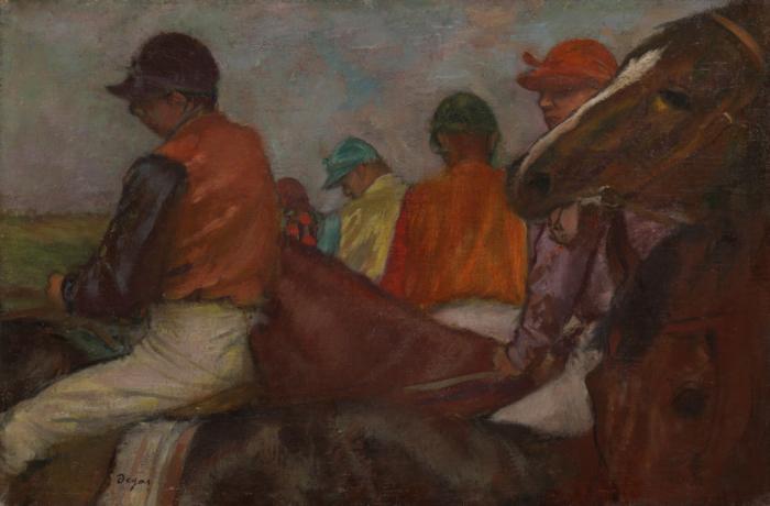 Edgar Degas Jockeys oil painting image